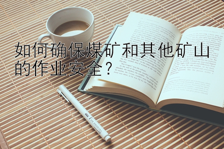 如何确保煤矿和其他矿山的作业安全？