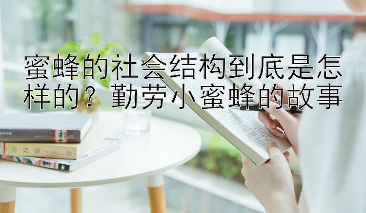 蜜蜂的社会结构到底是怎样的？快三大小单双精准计划   勤劳小蜜蜂的故事